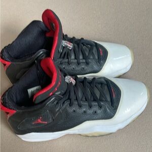Jordan Men's Athletic Shoes - Black and Red